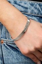 Load image into Gallery viewer, Sweetly Named - Silver-Jewelry-Paparazzi Accessories, Just Because Jewels-Just Because Jewels