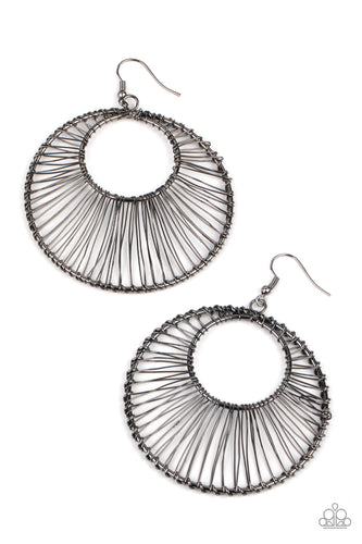 Artisan Applique - Black-Jewelry-Just Because Jewels, Paparazzi Accessories-Just Because Jewels