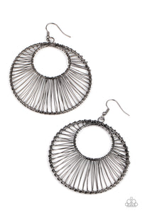 Artisan Applique - Black-Jewelry-Just Because Jewels, Paparazzi Accessories-Just Because Jewels