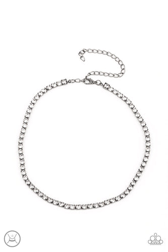 Starlight Radiance - Black-Jewelry-Just Because Jewels, Paparazzi Accessories-Just Because Jewels