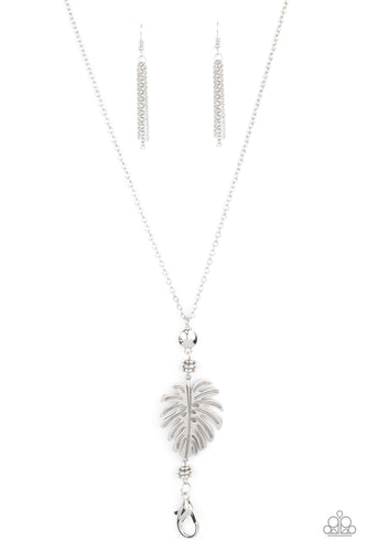 Palm Promenade - Silver-Jewelry-Just Because Jewels, Paparazzi Accessories-Just Because Jewels