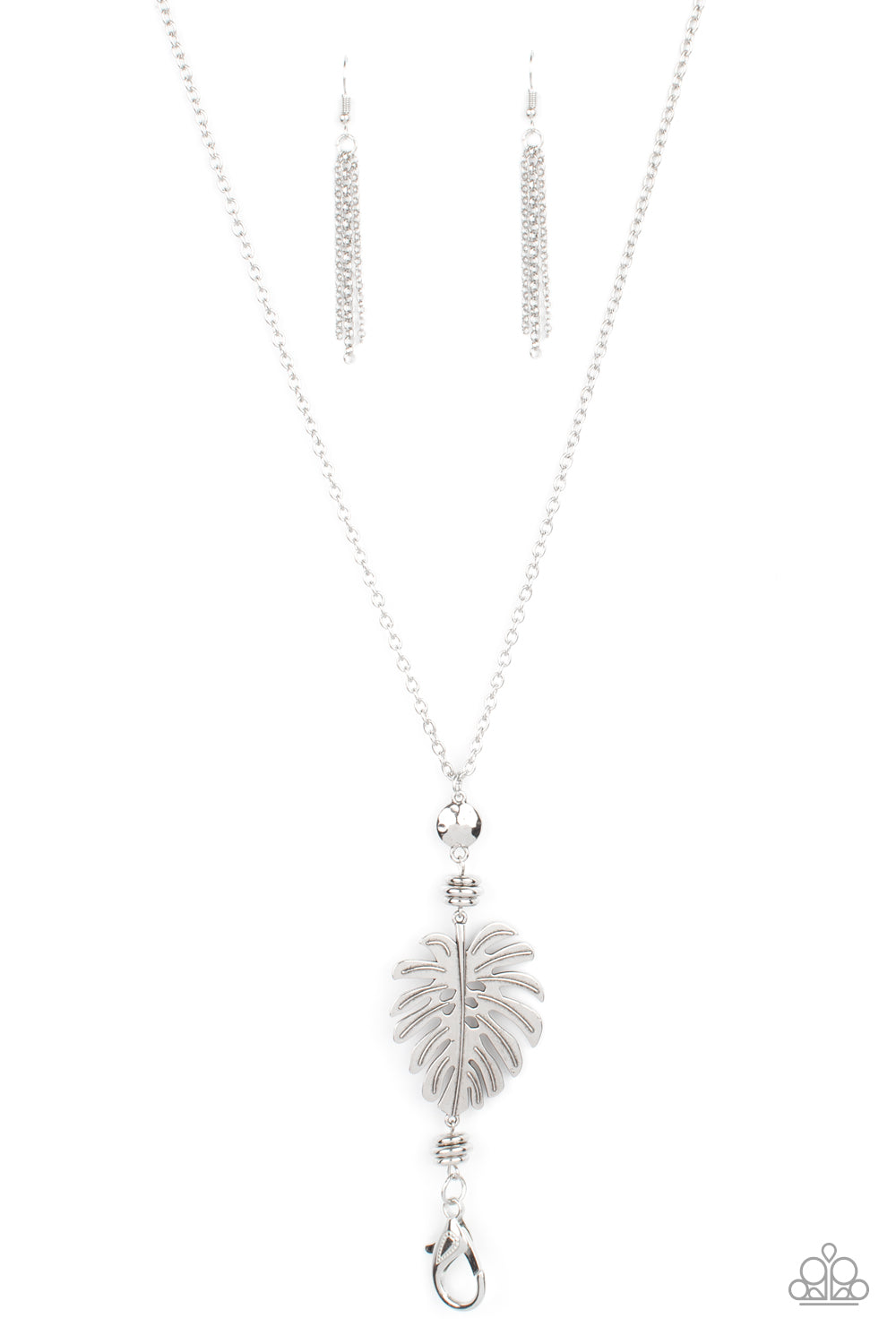 Palm Promenade - Silver-Jewelry-Just Because Jewels, Paparazzi Accessories-Just Because Jewels