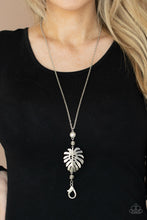 Load image into Gallery viewer, Palm Promenade - Silver-Jewelry-Just Because Jewels, Paparazzi Accessories-Just Because Jewels