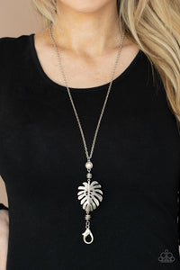 Palm Promenade - Silver-Jewelry-Just Because Jewels, Paparazzi Accessories-Just Because Jewels