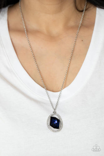 Undiluted Dazzle - Blue-Jewelry-Just Because Jewels, Paparazzi Accessories-Just Because Jewels