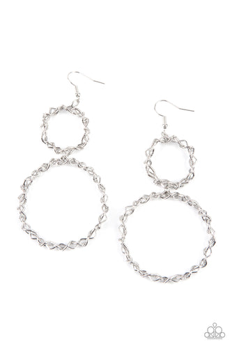 Twist of FABULOUS - Silver-Jewelry-Paparazzi Accessories, Just Because Jewels-Just Because Jewels