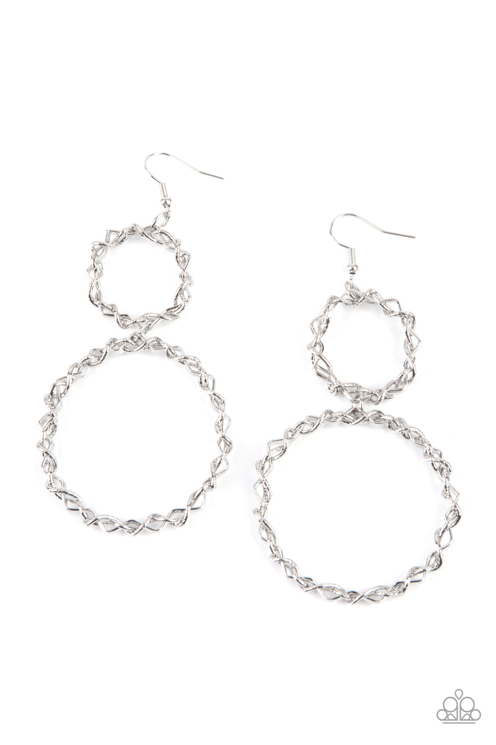 Twist of FABULOUS - Silver-Jewelry-Paparazzi Accessories, Just Because Jewels-Just Because Jewels