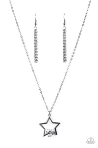 Starry Fireworks - Black-Jewelry-Paparazzi Accessories, Just Because Jewels-Just Because Jewels