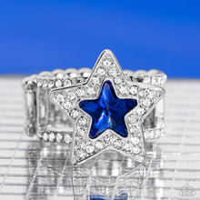 Load image into Gallery viewer, One Nation Under Sparkle - Blue-Jewelry-Paparazzi Accessories, Just Because Jewels-Just Because Jewels