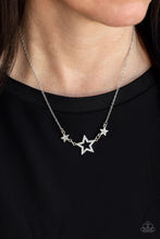 Load image into Gallery viewer, United We Sparkle - White-Jewelry-Paparazzi Accessories, Just Because Jewels-Just Because Jewels