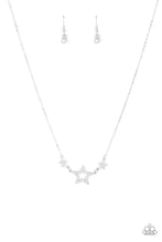 Load image into Gallery viewer, United We Sparkle - White-Jewelry-Paparazzi Accessories, Just Because Jewels-Just Because Jewels