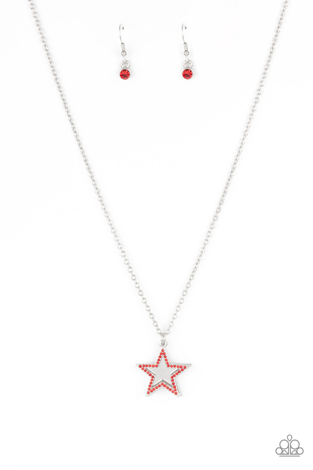 American Anthem - Red-Jewelry-Paparazzi Accessories, Just Because Jewels-Just Because Jewels