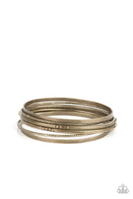 Load image into Gallery viewer, Lock, STACK, and Barrel - Brass-Jewelry-Paparazzi Accessories-Just Because Jewels