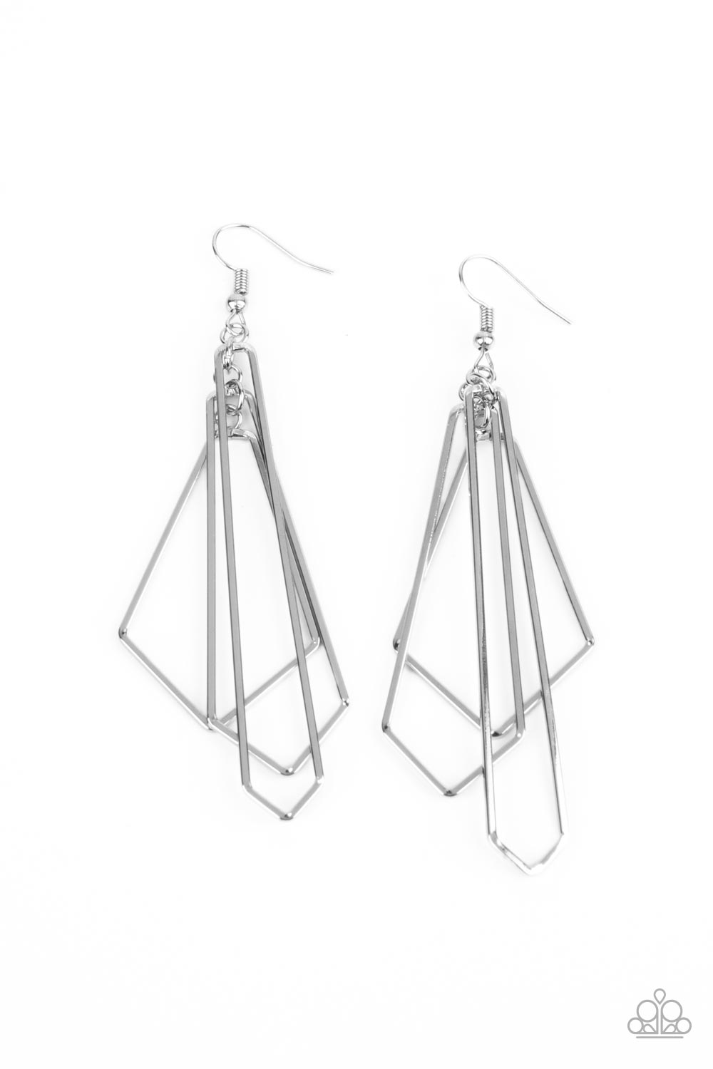 Shape Shifting Shimmer - Silver-Jewelry-Paparazzi Accessories, Just Because Jewels-Just Because Jewels