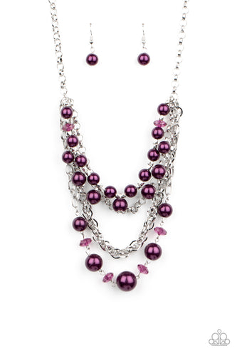Rockin Rockette - Purple-Jewelry-Just Because Jewels, Paparazzi Accessories-Just Because Jewels