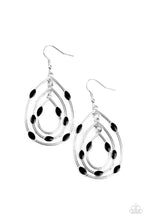 Load image into Gallery viewer, Rippling Rapport - Black-Jewelry-Just Because Jewels, Paparazzi Accessories-Just Because Jewels