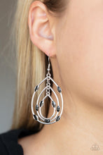 Load image into Gallery viewer, Rippling Rapport - Black-Jewelry-Just Because Jewels, Paparazzi Accessories-Just Because Jewels
