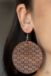 WEAVE Me Out Of It - Brown-Jewelry-Just Because Jewels, Paparazzi Accessories-Just Because Jewels