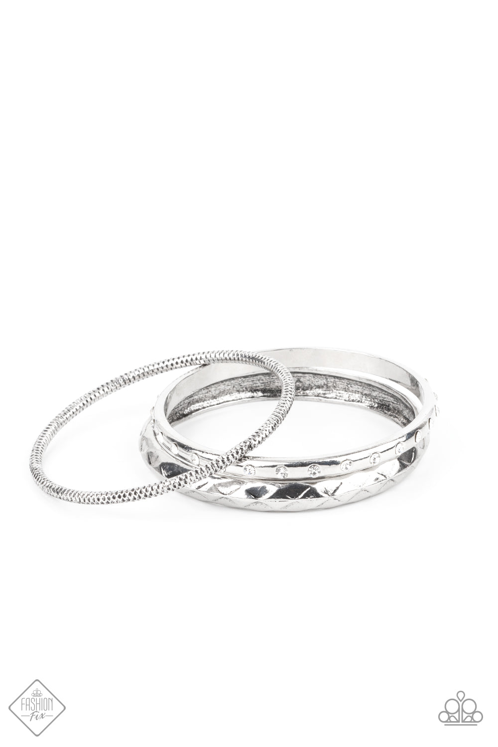 Confidently Curvaceous - White-Jewelry-Just Because Jewels, Paparazzi Accessories-Just Because Jewels