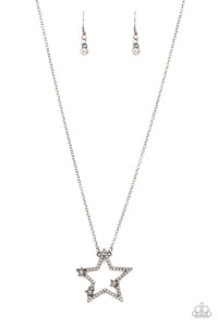 I Pledge Allegiance to the Sparkle - Black-Jewelry-Paparazzi Accessories, Just Because Jewels-Just Because Jewels