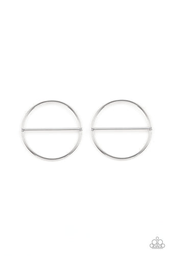 Dynamic Diameter - Silver-Jewelry-Paparazzi Accessories, Just Because Jewels-Just Because Jewels