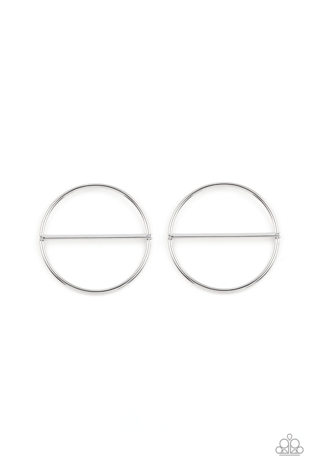 Dynamic Diameter - Silver-Jewelry-Paparazzi Accessories, Just Because Jewels-Just Because Jewels