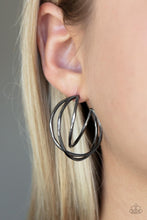 Load image into Gallery viewer, City Contour - Black-Jewelry-Paparazzi Accessories, Just Because Jewels-Just Because Jewels