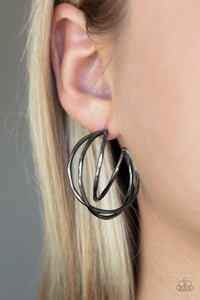City Contour - Black-Jewelry-Paparazzi Accessories, Just Because Jewels-Just Because Jewels