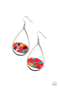 Tropical Terrazzo - Red-Jewelry-Paparazzi Accessories, Just Because Jewels-Just Because Jewels