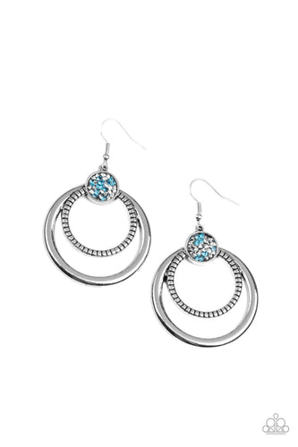 Spun Out Opulence - Blue-Jewelry-Just Because Jewels, Paparazzi Accessories-Just Because Jewels