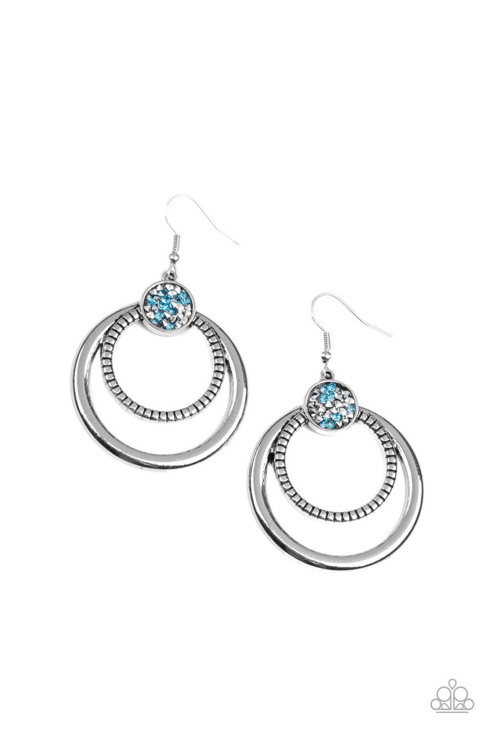 Spun Out Opulence - Blue-Jewelry-Just Because Jewels, Paparazzi Accessories-Just Because Jewels