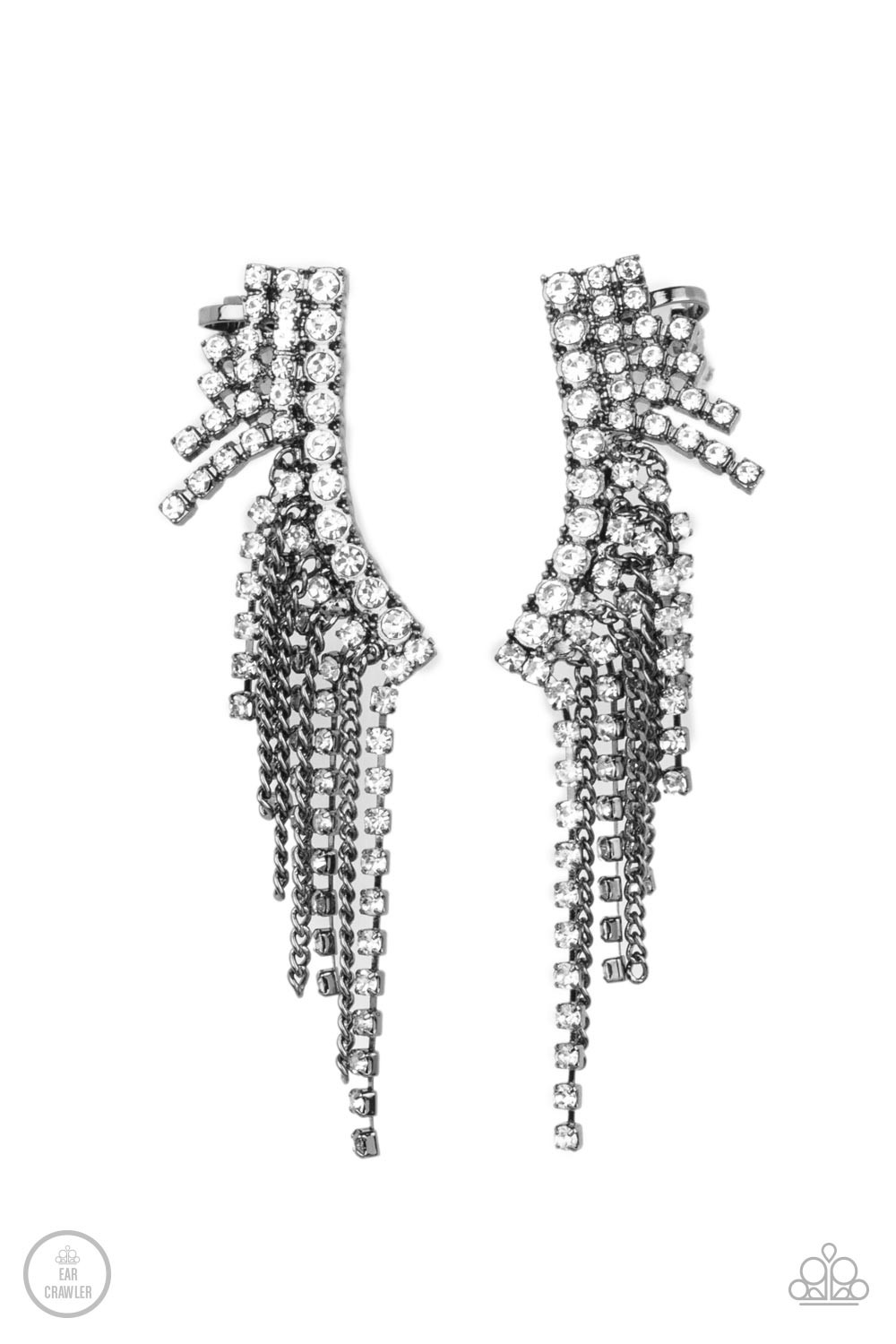 Thunderstruck Sparkle - Black-Jewelry-Paparazzi Accessories, Just Because Jewels-Just Because Jewels