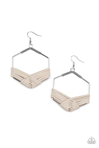 Suede Solstice - Silver-Jewelry-Paparazzi Accessories-Just Because Jewels