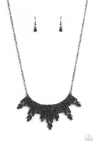 Skyscraping Sparkle - Black-Jewelry-Paparazzi Accessories, Just Because Jewels-Just Because Jewels
