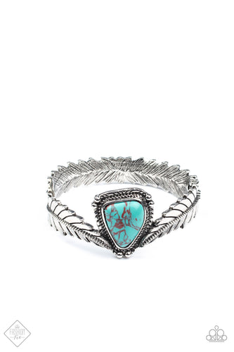 Desert Roost - Blue-Jewelry-Just Because Jewels, Paparazzi Accessories-Just Because Jewels