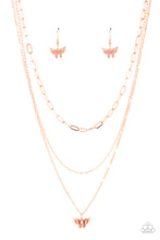 Load image into Gallery viewer, Bountiful Butterflies - Copper-Jewelry-Just Because Jewels, Paparazzi Accessories-Just Because Jewels