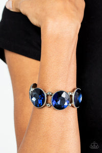 Powerhouse Hustle - Blue-Jewelry-Just Because Jewels, Paparazzi Accessories-Just Because Jewels