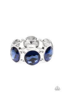 Powerhouse Hustle - Blue-Jewelry-Just Because Jewels, Paparazzi Accessories-Just Because Jewels