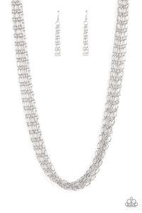 Dynamite Dynamo - Silver-Jewelry-Just Because Jewels, Paparazzi Accessories-Just Because Jewels