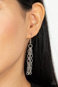 Dynamite Dynamo - Silver-Jewelry-Just Because Jewels, Paparazzi Accessories-Just Because Jewels