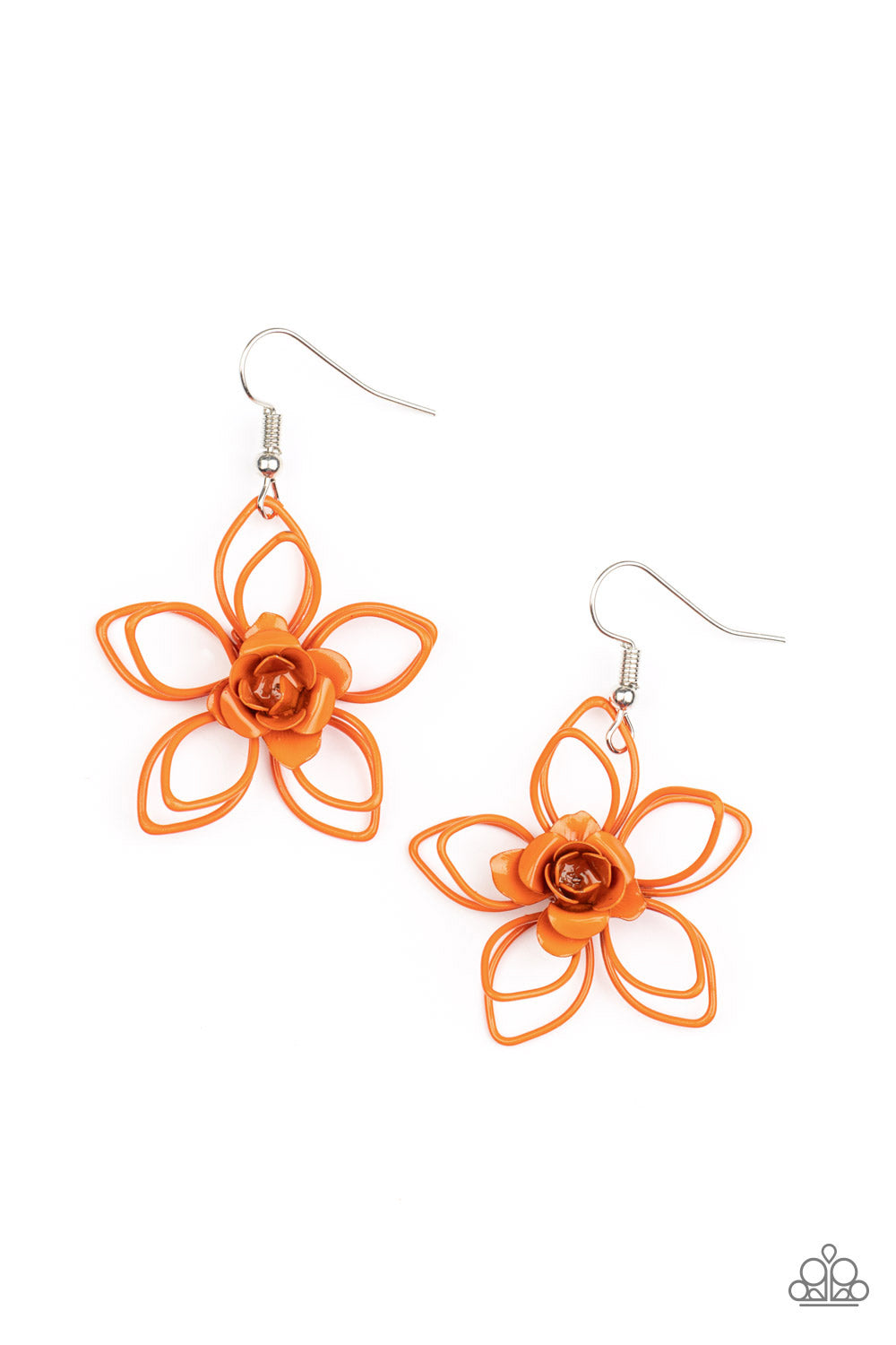 Botanical Bonanza - Orange-Jewelry-Just Because Jewels, Paparazzi Accessories-Just Because Jewels