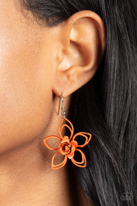 Botanical Bonanza - Orange-Jewelry-Just Because Jewels, Paparazzi Accessories-Just Because Jewels