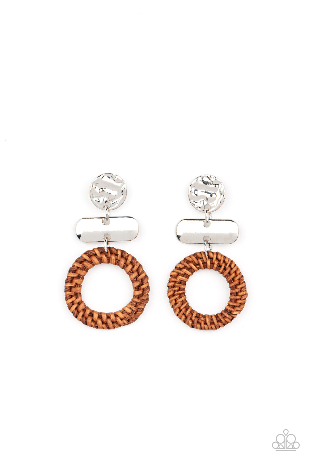 Woven Whimsicality - Brown-Jewelry-Paparazzi Accessories, Just Because Jewels-Just Because Jewels