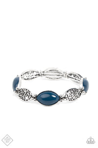 Garden Rendezvous - Blue-Jewelry-Just Because Jewels, Paparazzi Accessories-Just Because Jewels
