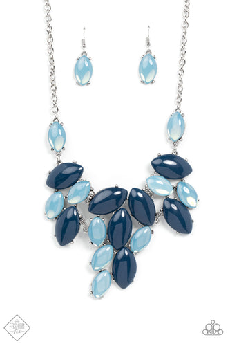 Date Night Nouveau - Blue-Jewelry-Just Because Jewels, Paparazzi Accessories-Just Because Jewels