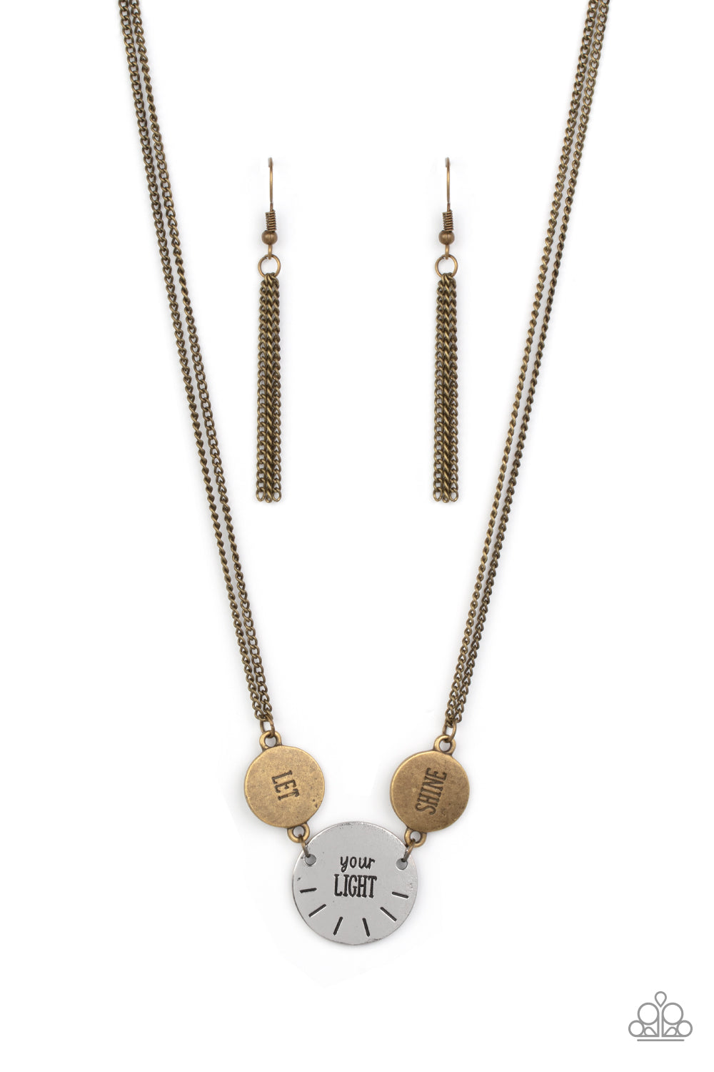Shine Your Light - Brass-Jewelry-Just Because Jewels, Paparazzi Accessories-Just Because Jewels