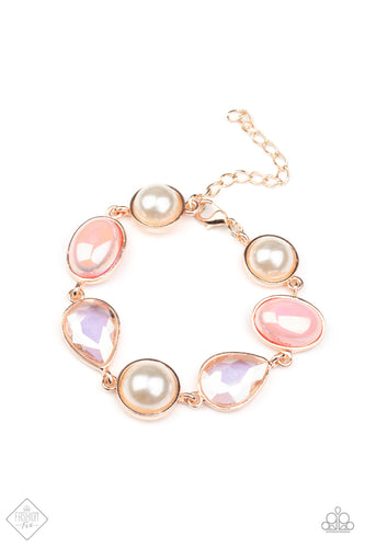 Nostalgically Nautical - Rose Gold-Jewelry-Just Because Jewels, Paparazzi Accessories-Just Because Jewels