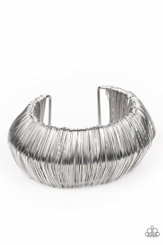 Wild About Wire - Silver-Jewelry-Paparazzi Accessories, Just Because Jewels-Just Because Jewels