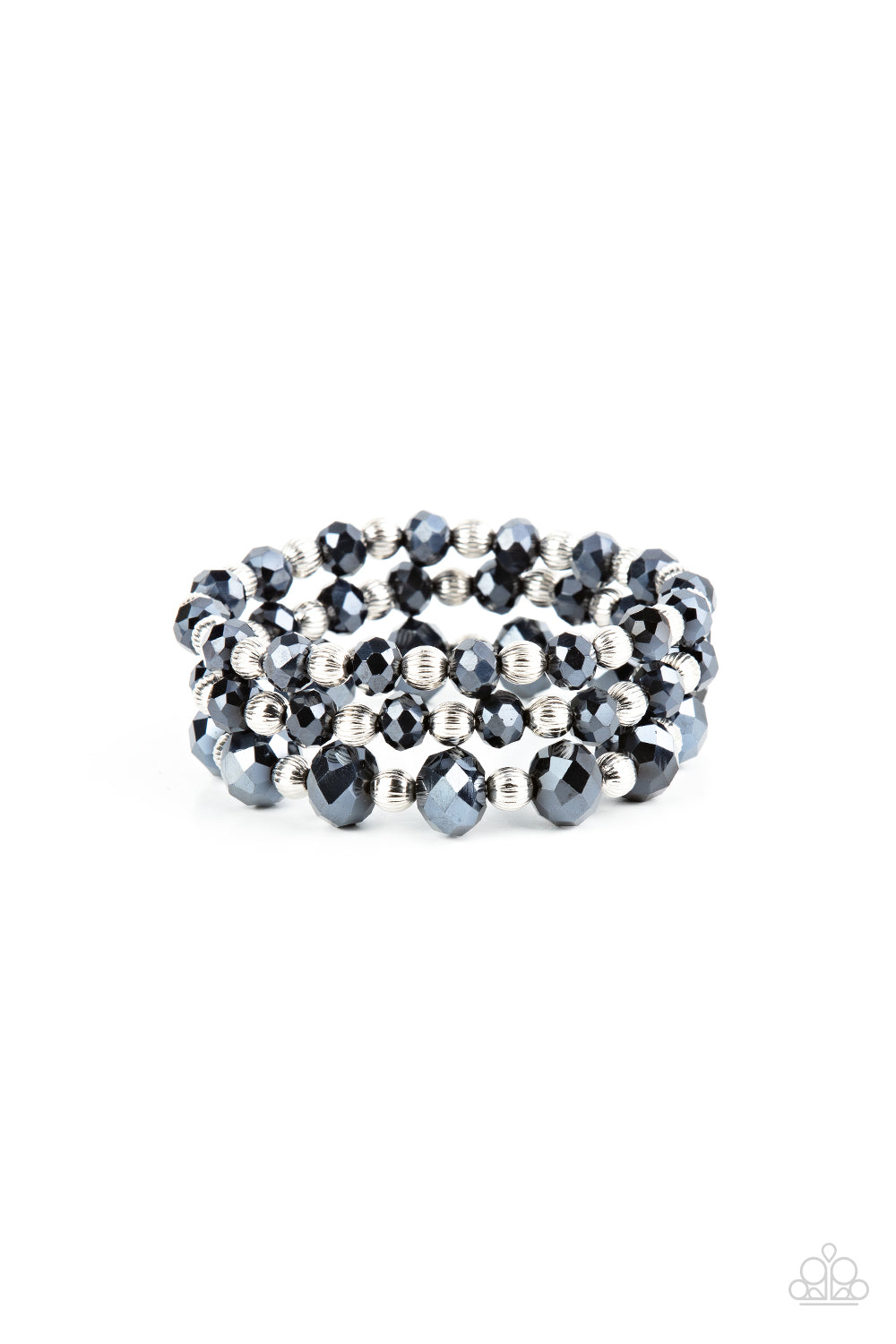 Eiffel Tower Tryst - Blue-Jewelry-Just Because Jewels, Paparazzi Accessories-Just Because Jewels