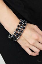 Load image into Gallery viewer, Eiffel Tower Tryst - Blue-Jewelry-Just Because Jewels, Paparazzi Accessories-Just Because Jewels